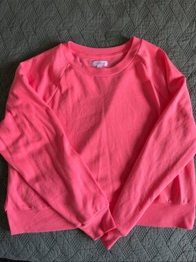 Colsie Neon Pink Crewneck Sweatshirt